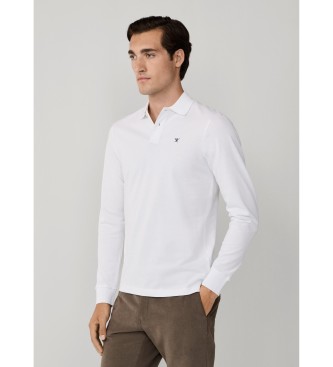 Hackett London Polo Slim Fit Logo white