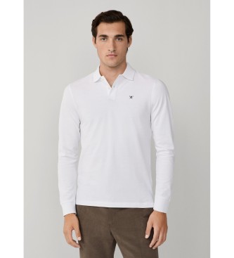 Hackett London Polo Slim Fit Logo white
