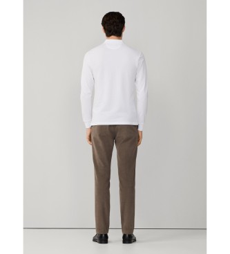 Hackett London Polo Slim Fit Logo white