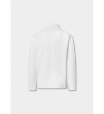 Hackett London Polo Slim Fit Logo white