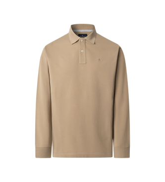 Hackett London Polo beige slim fit