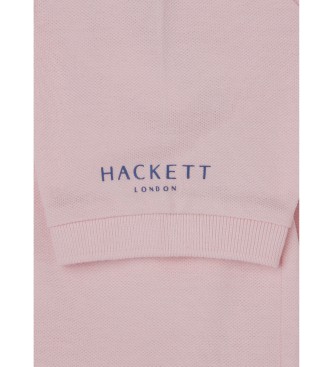 Hackett London Polo Klein Logo roze