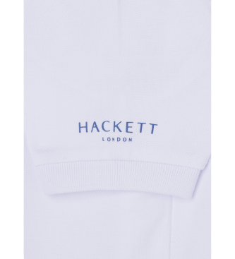 Hackett London Polo com logtipo pequeno branco