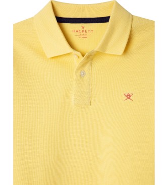 Hackett London Polo com logtipo pequeno amarelo