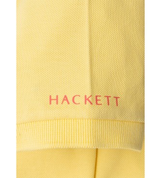 Hackett London Polo com logtipo pequeno amarelo