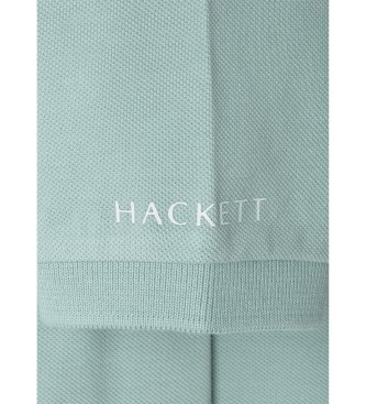 Hackett London Polo z majhnim logotipom zelene barve