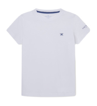 Hackett London T-shirt med lille logo hvid