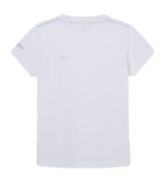 Hackett London T-shirt klein logo wit