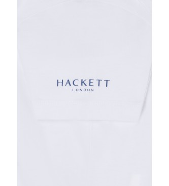 Hackett London T-shirt med lille logo hvid
