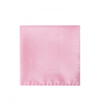 Hackett London Scarf Small Space Dot pink