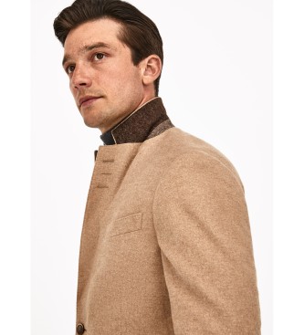 Hackett London Casaco Flanela de Algod�o Mole Cc castanho