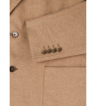 Hackett London Casaco Flanela de Algod�o Mole Cc castanho