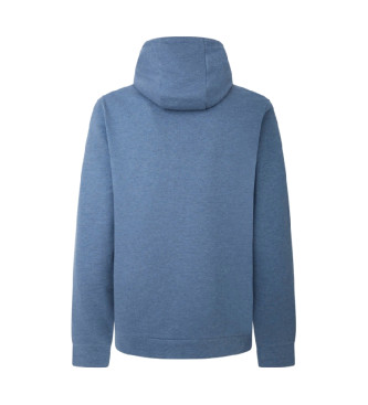 Hackett London Sweatshirt Soft Hoody Fz azul
