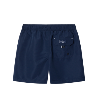 Hackett London Festes marineblaues Badekostm