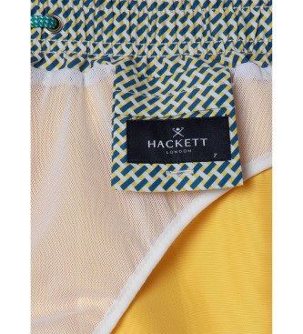 Hackett London Solider Badeanzug gelb
