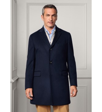Hackett London Plašč Savile Navy