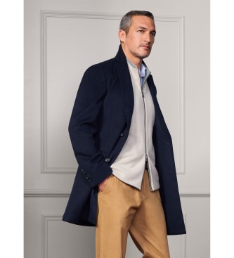 Hackett London Plašč Savile Navy