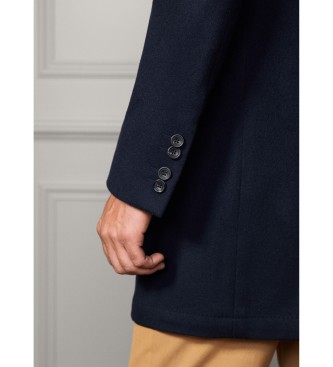 Hackett London Plašč Savile Navy