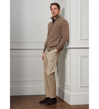 Hackett London San beige trousers