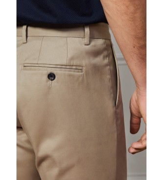 Hackett London San beige trousers