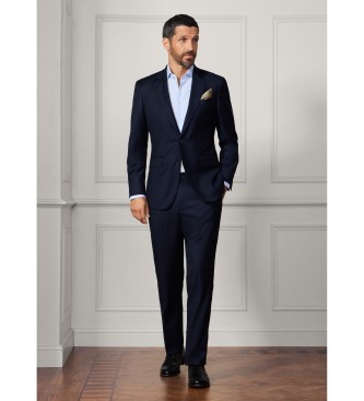Hackett London Kostym Plain marinblå
