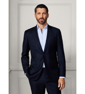 Hackett London Kostym Plain marinblå