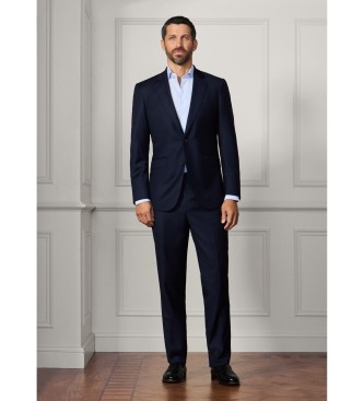 Hackett London Kostym Plain marinblå