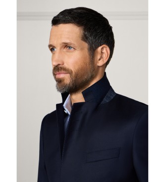 Hackett London Kostym Plain marinblå