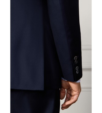 Hackett London Kostym Plain marinblå