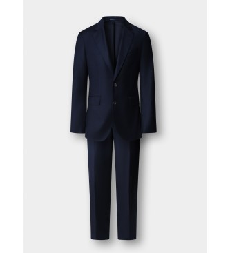 Hackett London Kostym Plain marinblå