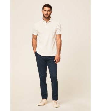 Hackett London Polo Cuello Smil Blanco