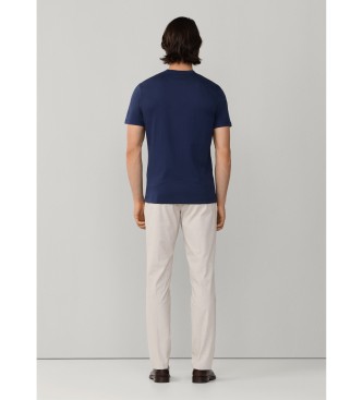 Hackett London T-shirt with navy classic fit logo