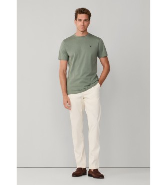 Hackett London T-shirt with logo fit classic green