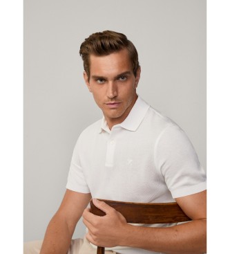 Hackett London Polo majica klasičnega kroja bela