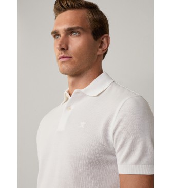 Hackett London Polo bianca dalla vestibilit classica