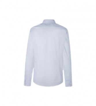 Hackett London Camisa Stretch Pop Bc blanco