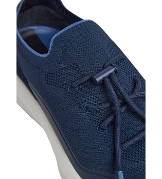 Hackett London Zapatillas De Piel Studio Fire marino