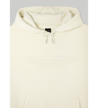 Hackett London Aston Marin Hoodie off-white