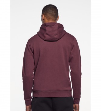 Hackett London Embossed Hooded Sweatshirt purple