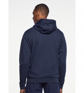 Hackett London Sweatshirt met capuchon in relif marine