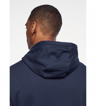 Hackett London Sweatshirt met capuchon in relif marine
