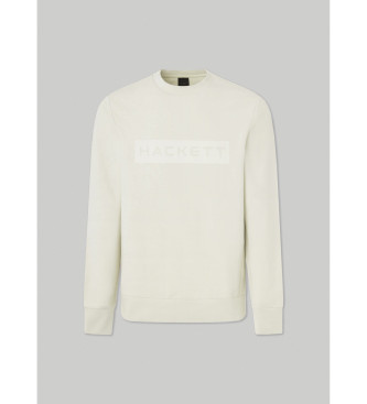 Hackett London Sweatshirt Essential blanc cass