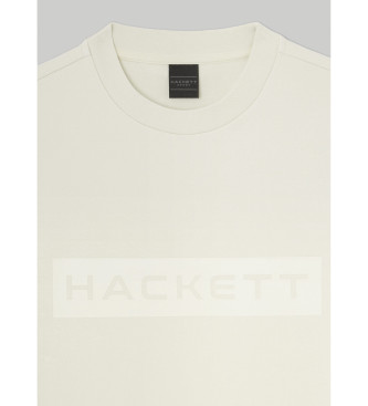 Hackett London Sudadera Essential blanco roto