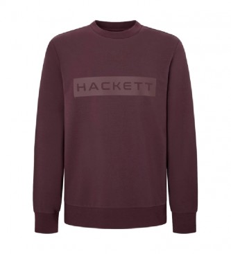 Hackett London Bluza Essential liliowy