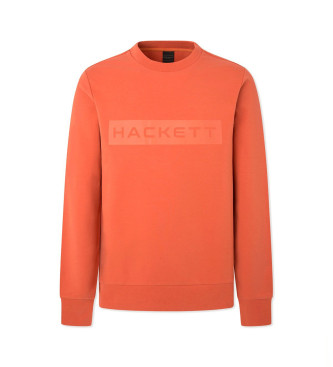 Hackett London Bluza Essential pomarańczowa