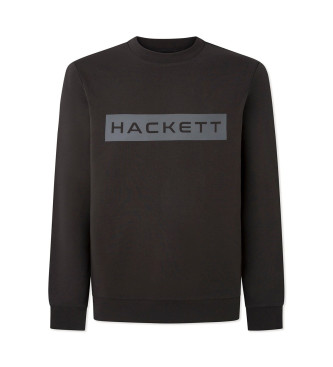 Hackett London Bluza Essential czarna