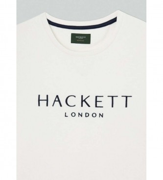 Hackett London Heritage Mikina z okroglim vratom bela