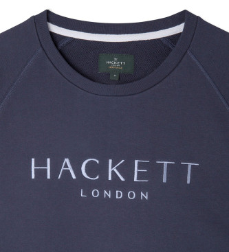 Hackett London Granatowa bluza Heritage