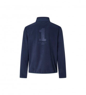 Hackett London Heritage Number navy sweatshirt