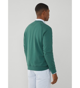 Hackett London Heritage sweatshirt groen